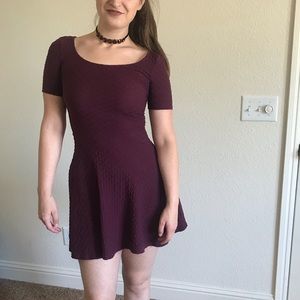Burgundy Dress